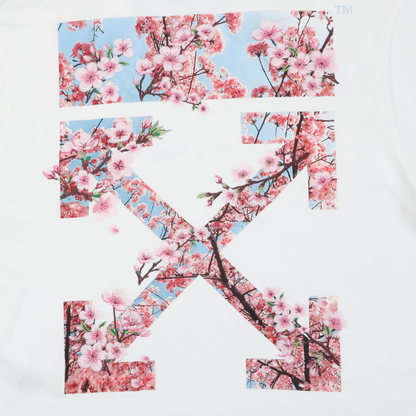 Off-White Gradient Interwoven Arrow Print T-Shirt | White Short-Sleeve