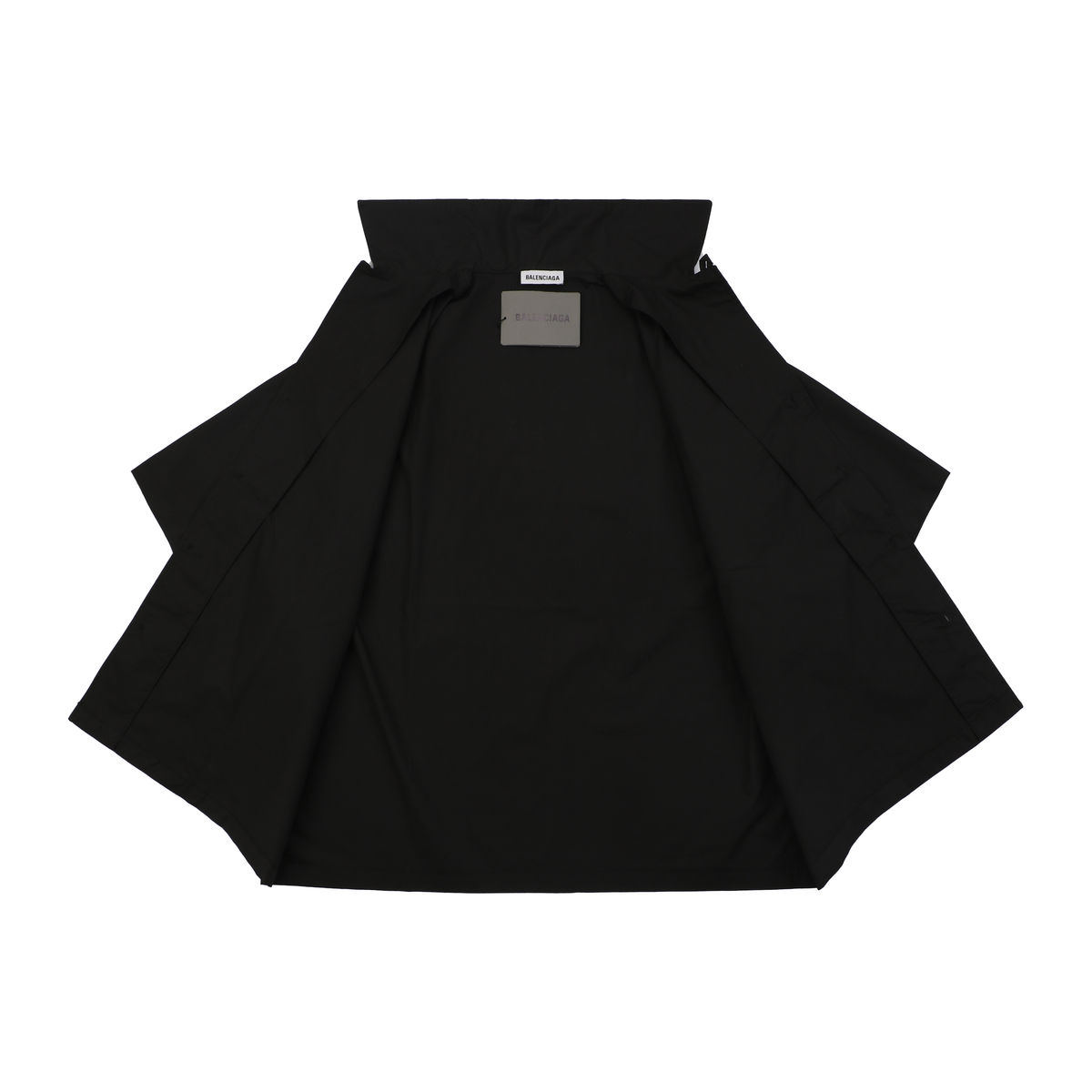 Balenciaga Short-Sleeve Shirt | Distressed Gothic Lettering Print