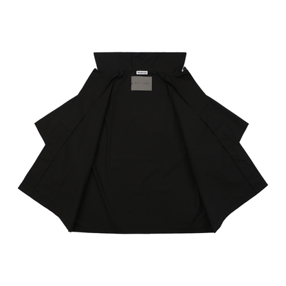 Balenciaga Short-Sleeve Shirt | Distressed Gothic Lettering Print