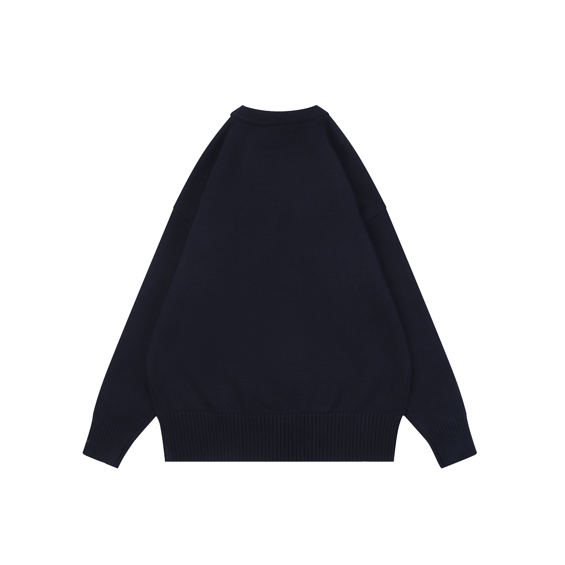 AMI Paris Heart-Jacquard Crew-Neck Sweater | Knit Pullover