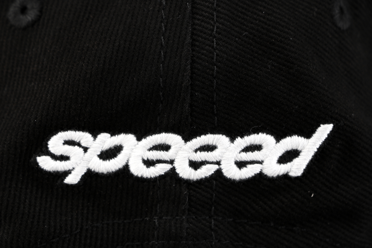 Balenciaga BLNCG Embroidered Cotton Cap – Black