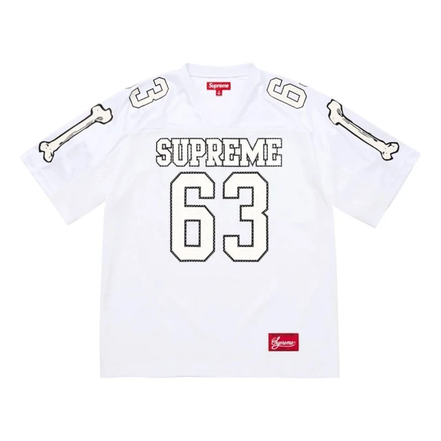 Supreme Bones Football Jersey – White