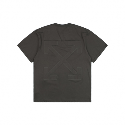 Off-White Gradient Interwoven Arrow Print T-Shirt | Brown Short-Sleeve