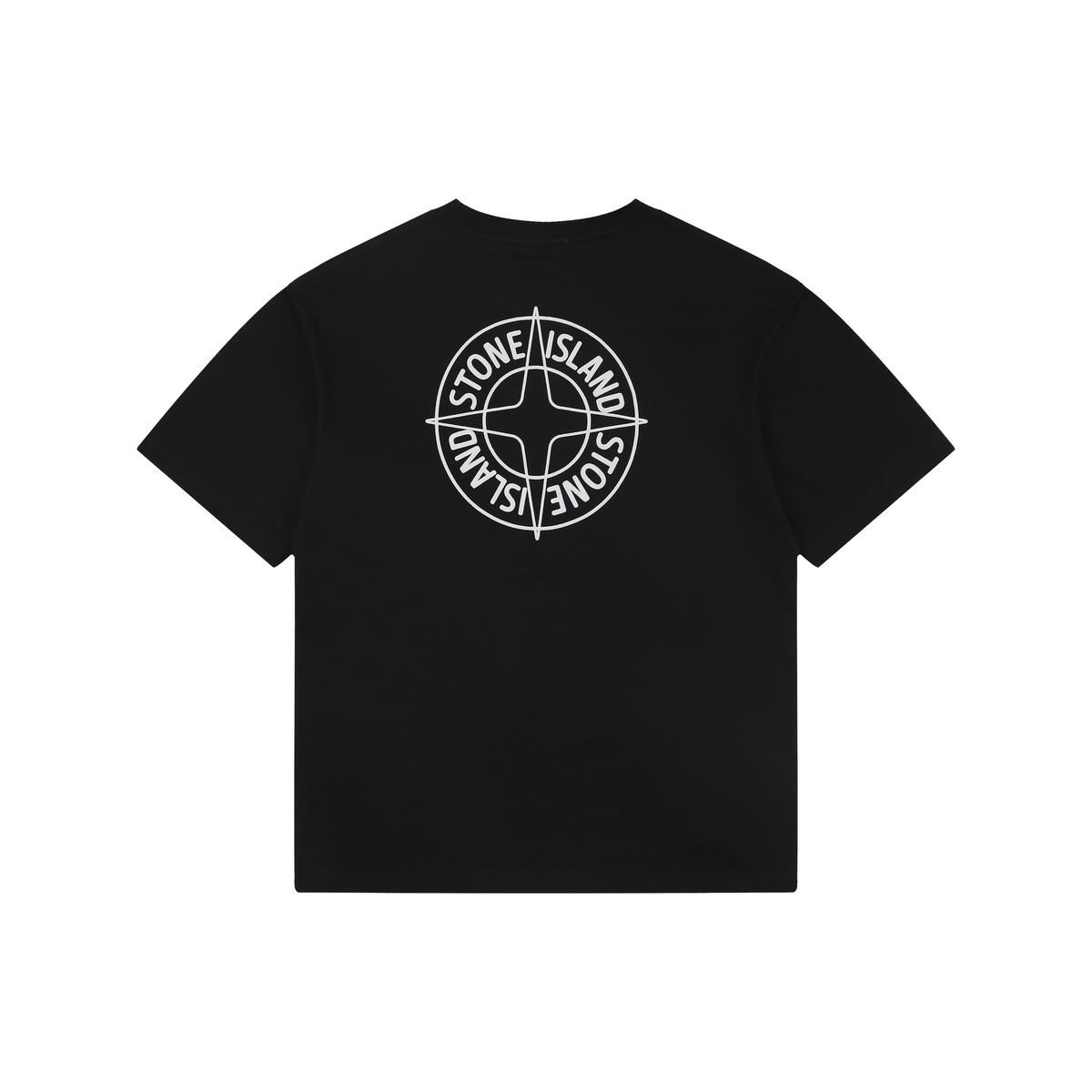 Stone Island Circle Star Logo Print Short-Sleeve T-Shirt