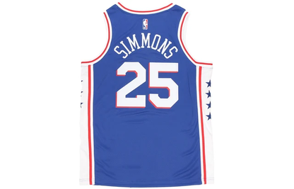 Nike  Philadelphia 76ers #25 Ben Simmons Swingman Jersey – Blue | Icon Edition