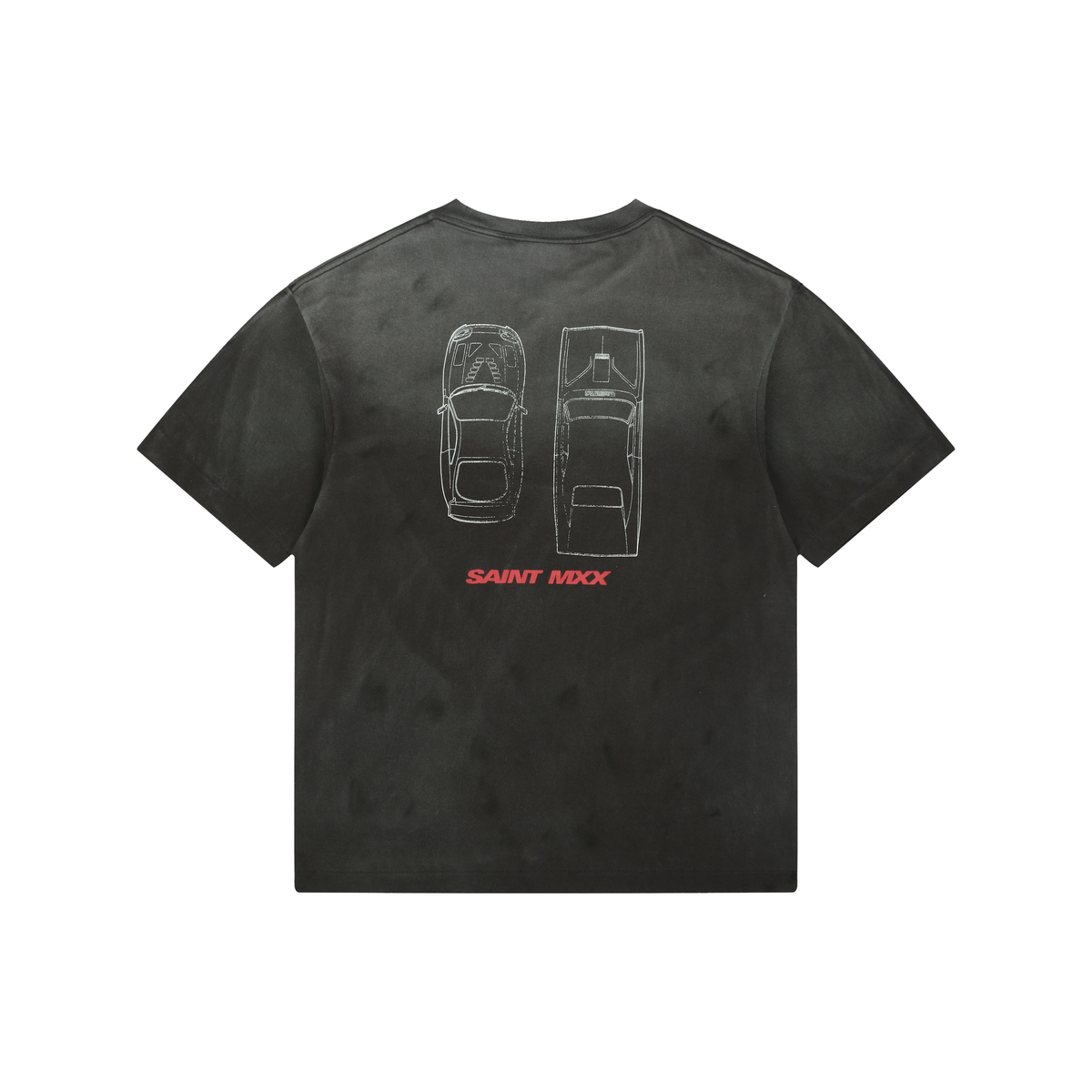 Saint Michael Fast & Furious Letter-Print Short-Sleeve T-Shirt
