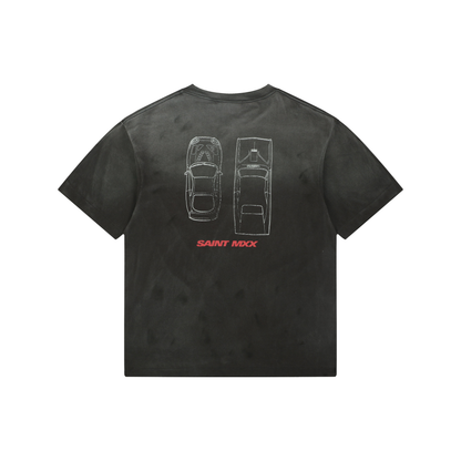 Saint Michael Fast & Furious Letter-Print Short-Sleeve T-Shirt