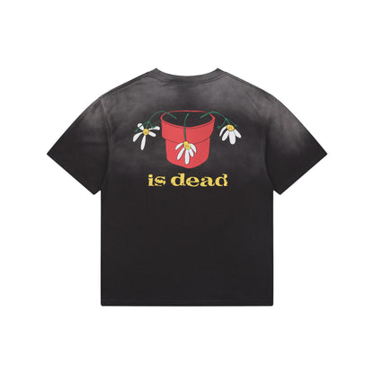 Saint Michael Potted Flower Print Short-Sleeve T-Shirt