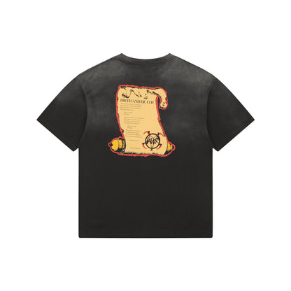 Saint Michael Death List Graphic Short-Sleeve T-Shirt