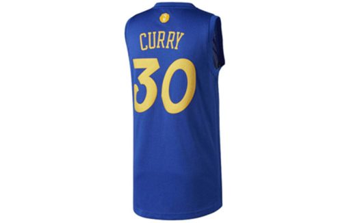 adidas Stephen Curry Warriors 30 Version SW Fan Edition Basketball Jersey, Blue