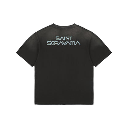 Saint Michael Mechanical T-Rex Print Short-Sleeve T-Shirt