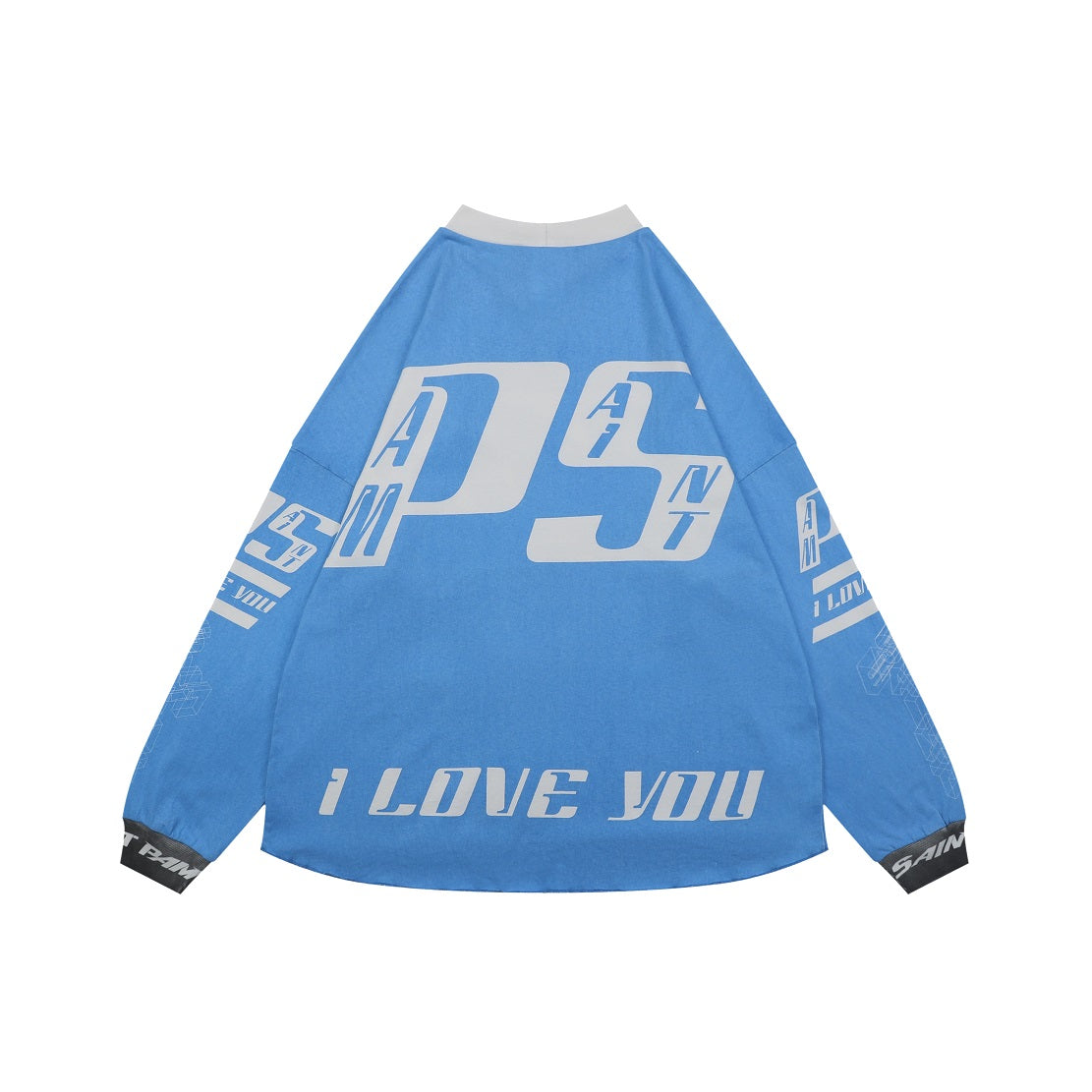 Saint Michael FW25 PAM Racing Printed Long-Sleeve Top