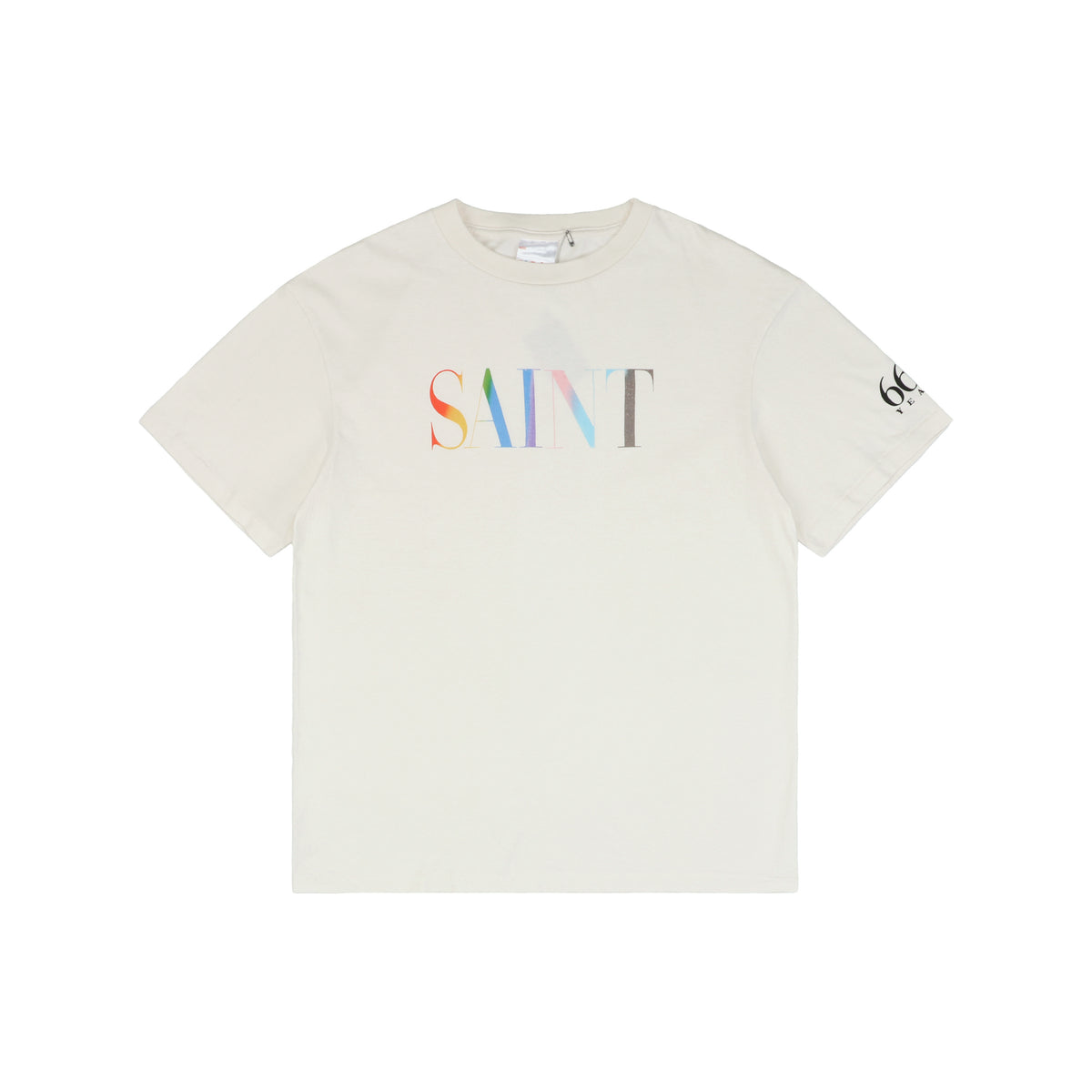 Saint Michael SS24 Iridescent SAINT Lettering T-Shirt