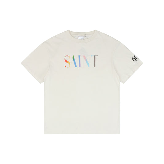 Saint Michael SS24 Iridescent SAINT Lettering T-Shirt