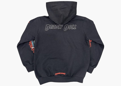 Chrome Hearts x Deadly Doll Kids Horseshoe Pullover Hoodie