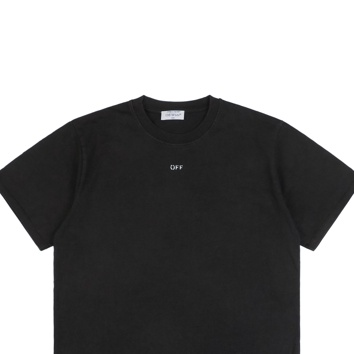 Off-White Back Madonna Print Washed T-Shirt | Short-Sleeve