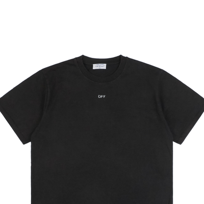 Off-White Back Madonna Print Washed T-Shirt | Short-Sleeve