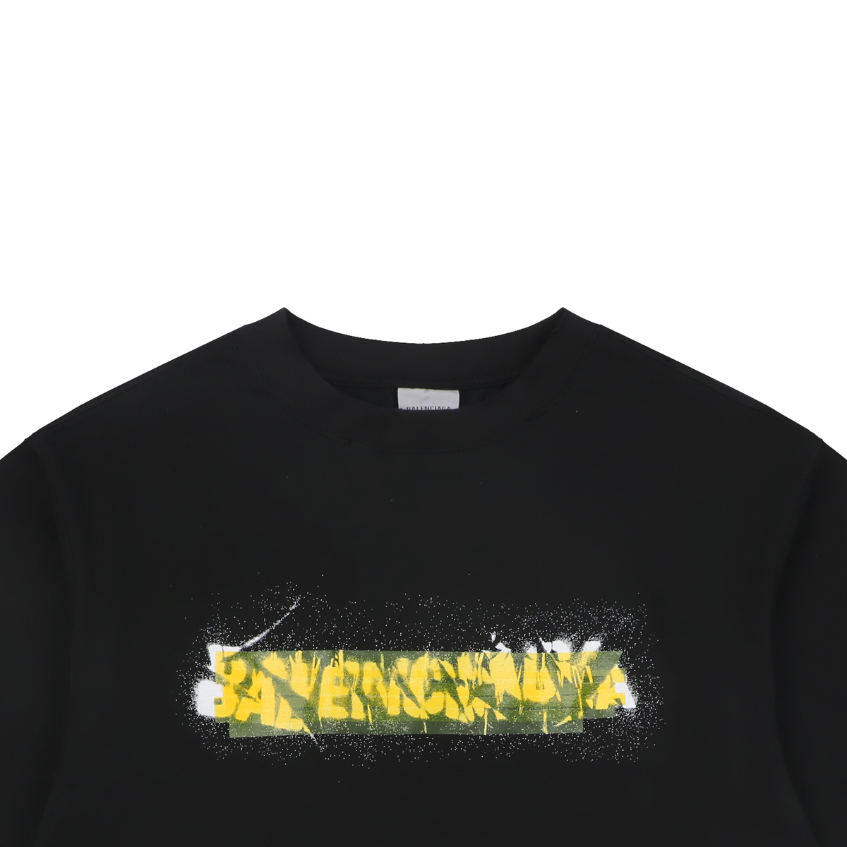 Balenciaga Tape Type Print Crew-Neck T-Shirt