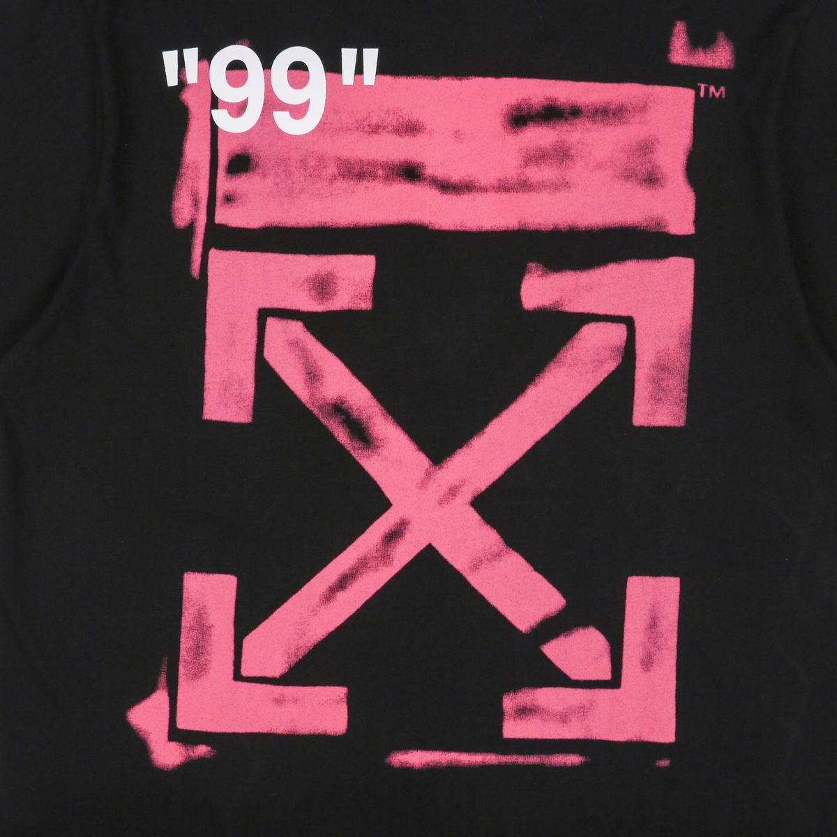 Off-White Pink Arrow Print T-Shirt | Short-Sleeve