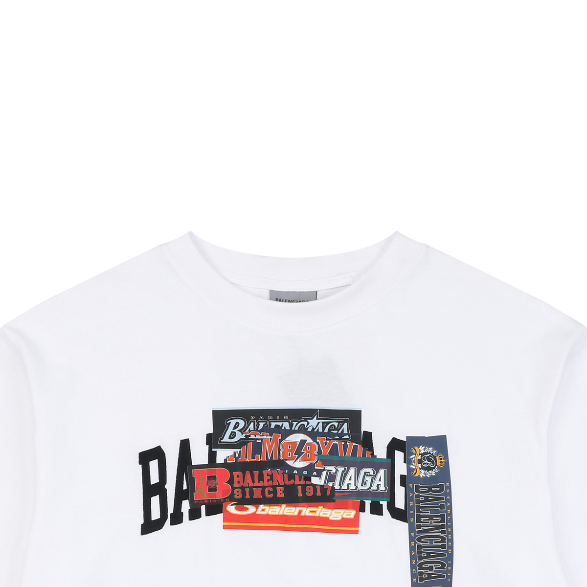 Balenciaga FW26 Sticker Graphic T-Shirt – Men's