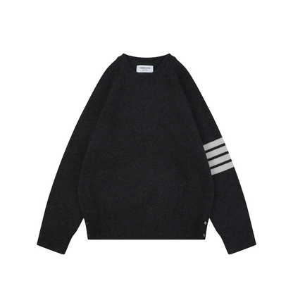 Thom Browne 4-Bar Wool Crewneck Sweater