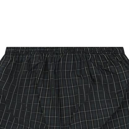 Balenciaga Blue Plaid Shorts