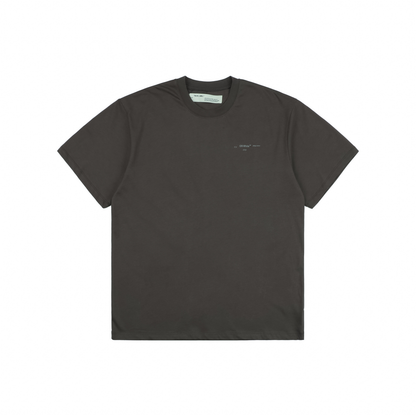 Off-White Gradient Interwoven Arrow Print T-Shirt | Brown Short-Sleeve