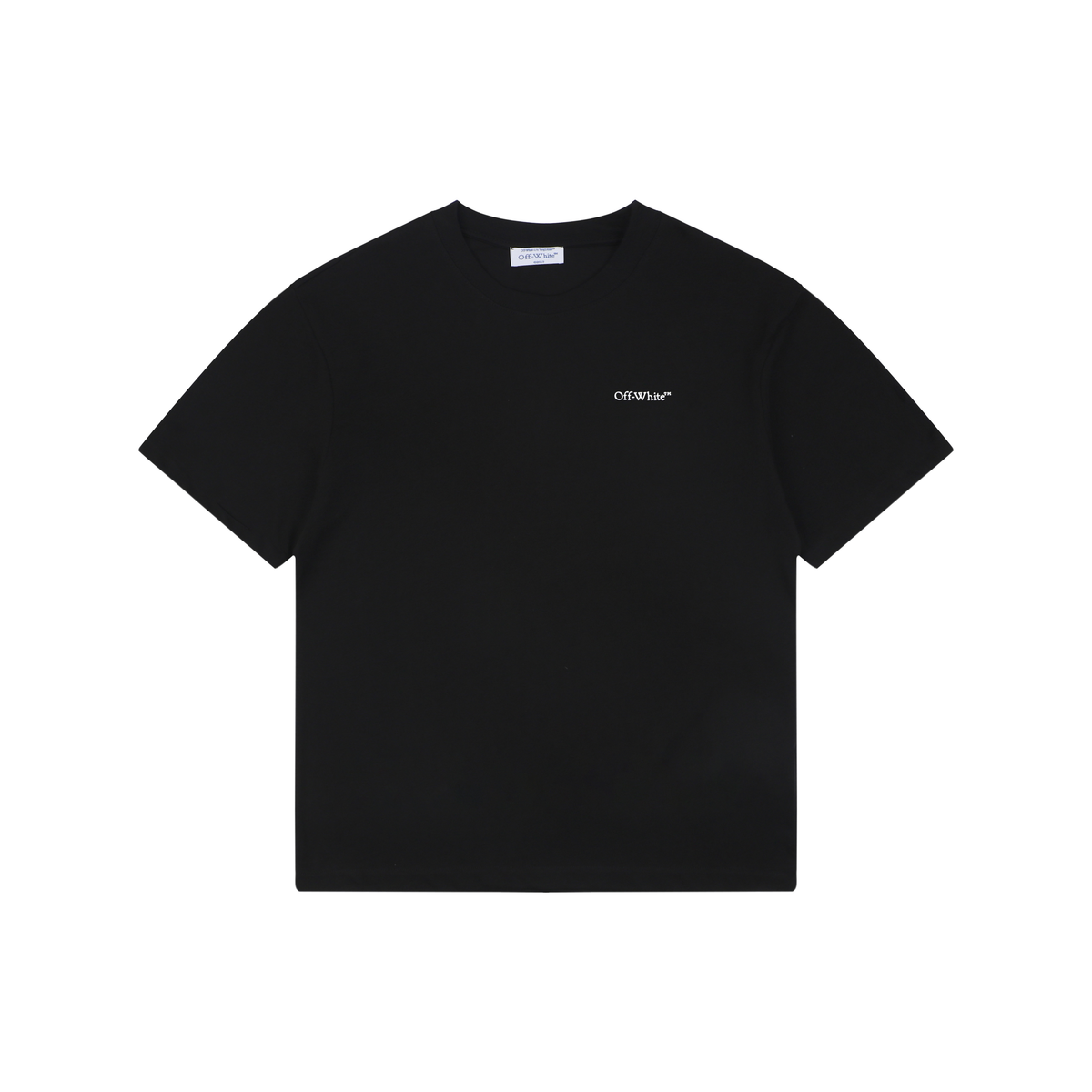 Off-White Distressed Metal Boat Rack Graphic T-Shirt | Black Short-Sleeve