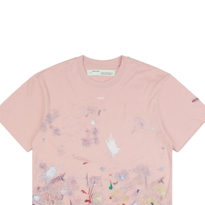 Off-White Spring/Summer Starry Sky Fireworks Splatter Arrow Short-Sleeve T-Shirt