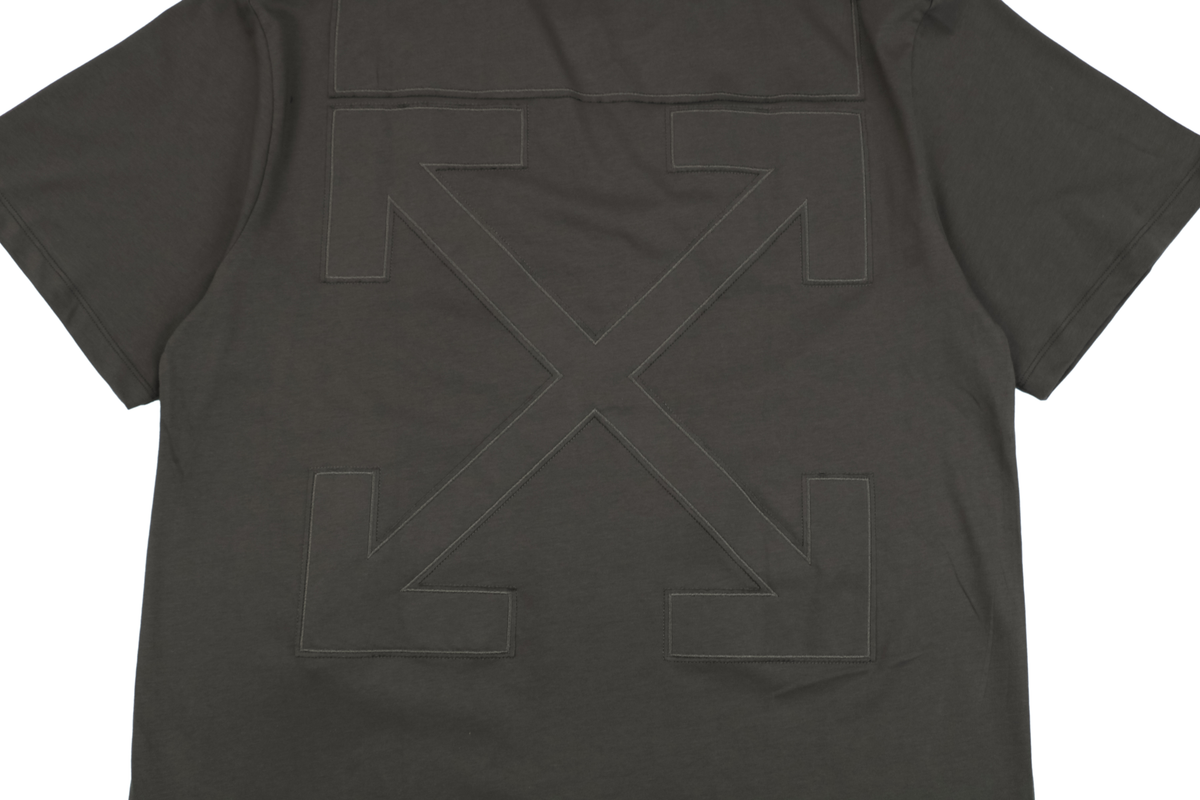 Off-White Gradient Interwoven Arrow Print T-Shirt | Brown Short-Sleeve