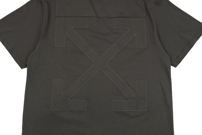 Off-White Gradient Interwoven Arrow Print T-Shirt | Brown Short-Sleeve