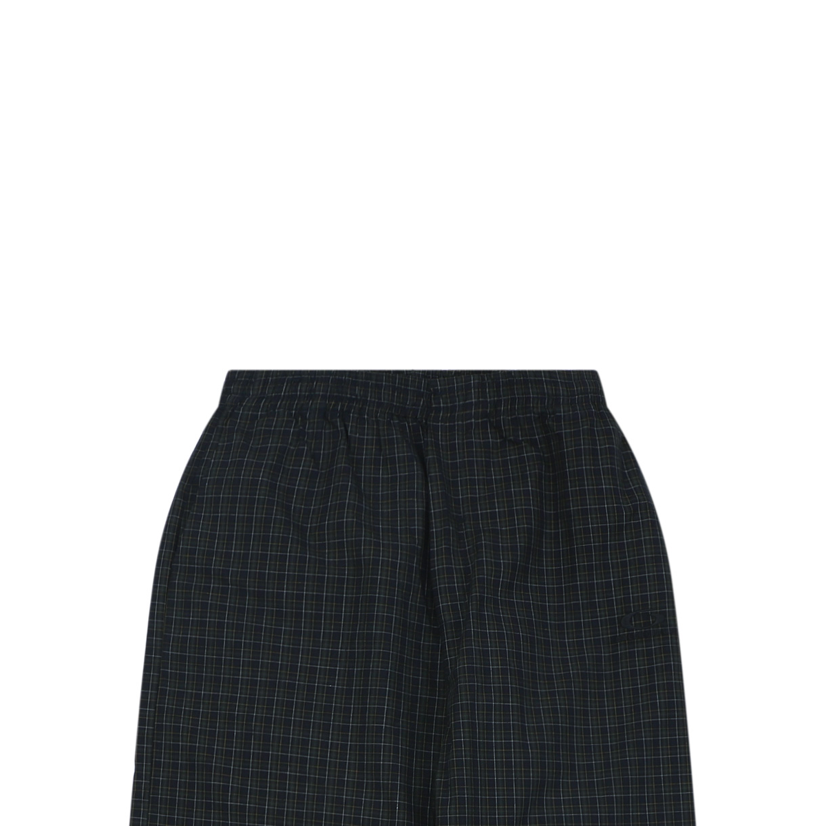Balenciaga Micro-Check Wide-Leg Trousers
