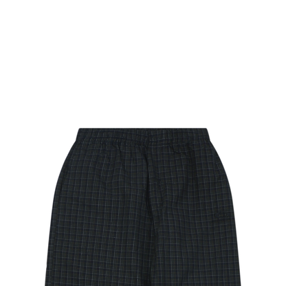 Balenciaga Micro-Check Wide-Leg Trousers
