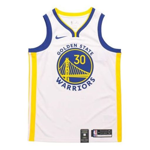 Nike Golden State Warriors Stephen Curry No. 30 Swingman Jersey | White