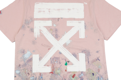 Off-White Spring/Summer Starry Sky Fireworks Splatter Arrow Short-Sleeve T-Shirt