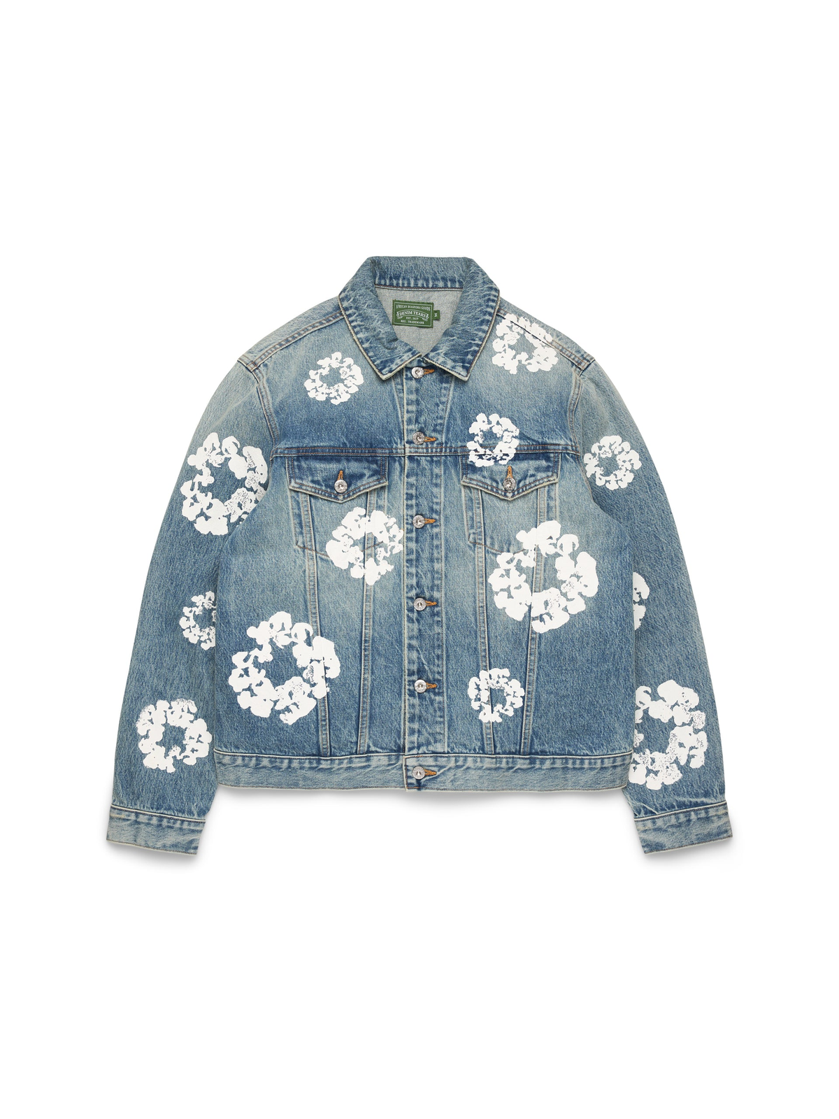 Denim Tears Cotton Wreath Denim Jacket | Light Wash