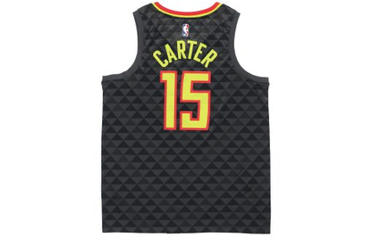 Nike Vince Carter Atlanta Hawks No. 15 SW Fan Edition Basketball Jersey Vest - Black