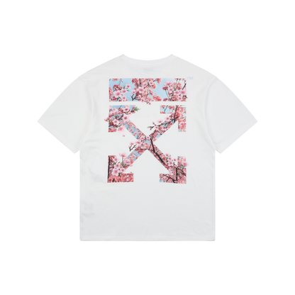Off-White Gradient Interwoven Arrow Print T-Shirt | White Short-Sleeve