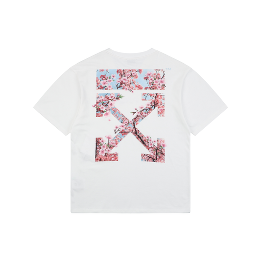 Off-White Gradient Interwoven Arrow Print T-Shirt | White Short-Sleeve