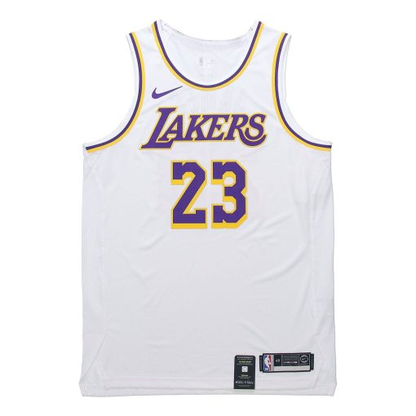 Nike Lakers LeBron James VaporKnit Jersey, White