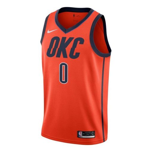 Nike Earned Edition SW Fan Version Men's Basketball Jersey, Orange (BQ1171-891)