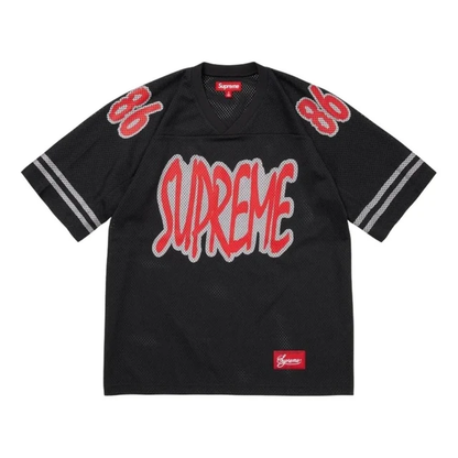 Supreme FW26 Reflective Football Jersey – Black