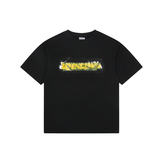Balenciaga Tape Type Print Crew-Neck T-Shirt