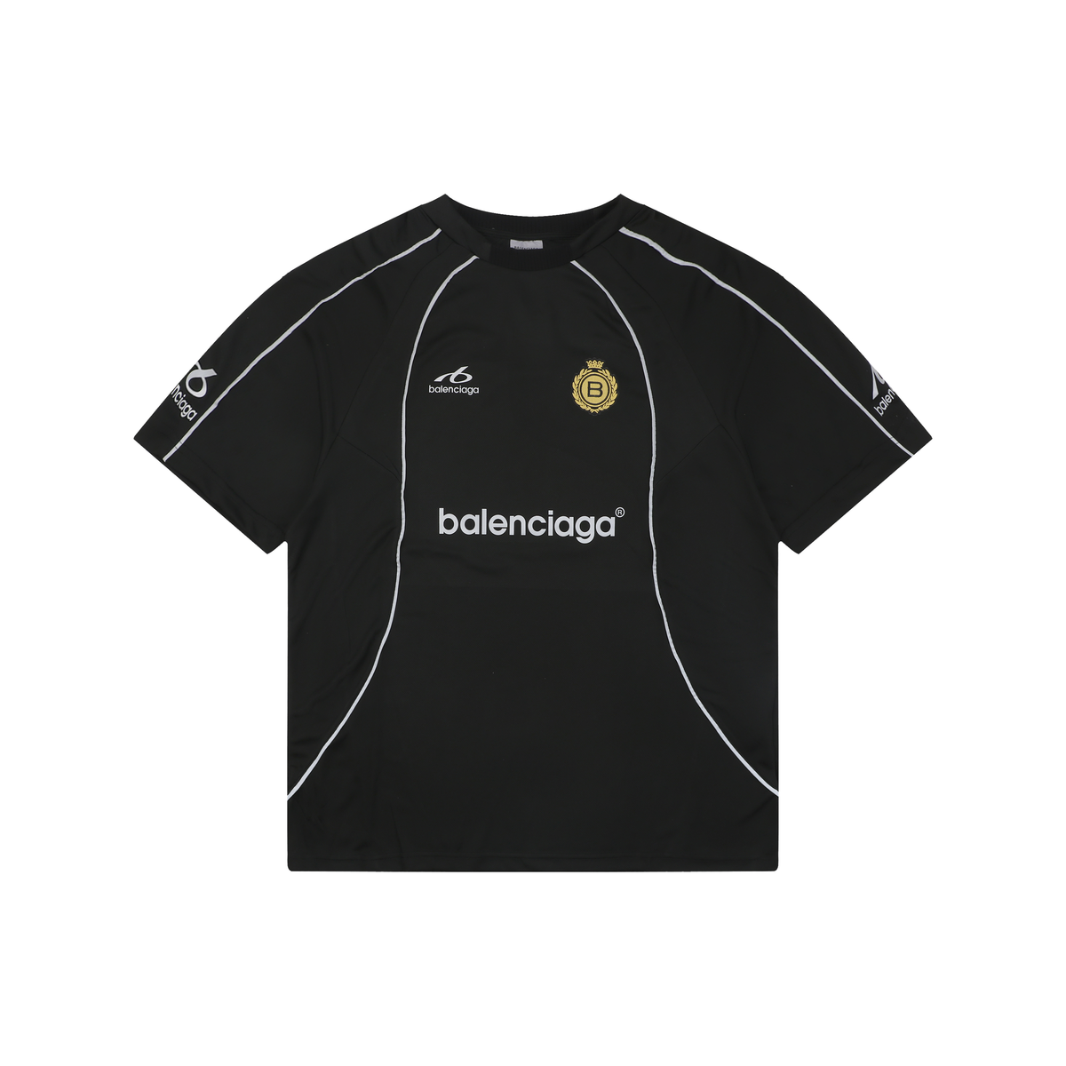 Balenciaga SS26 Cotton Jersey Crew-Neck T-Shirt