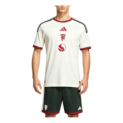 adidas Manchester United 2026/27 Player Version Third Kit Jersey – Ivory White