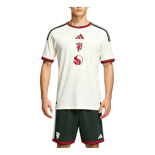 adidas Manchester United 2026/27 Player Version Third Kit Jersey – Ivory White