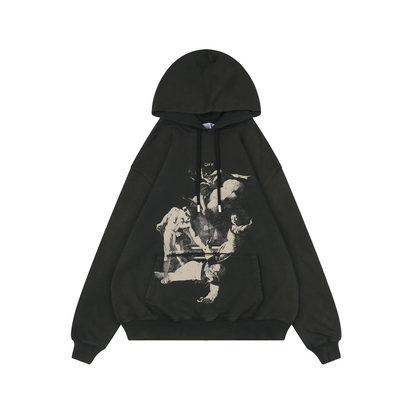 Off-White The Martyrdom of Saint Matthew Print Hoodie
