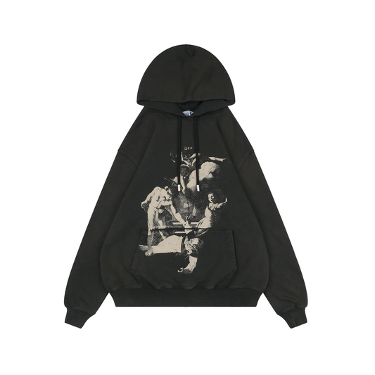 Off-White The Martyrdom of Saint Matthew Print Hoodie