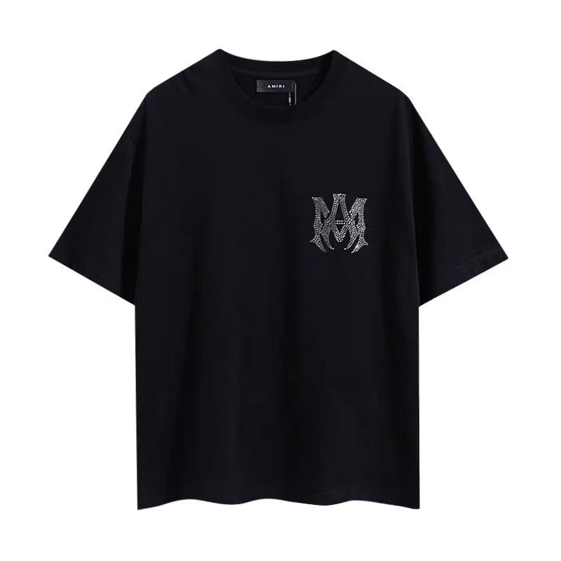 Amiri Logo Short-Sleeve T-Shirt - Black