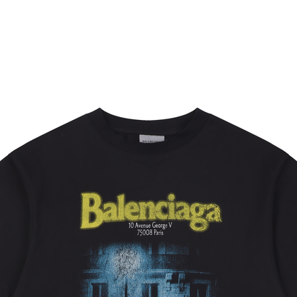 Balenciaga SS26 Letter-Print Crewneck T-Shirt – Men's